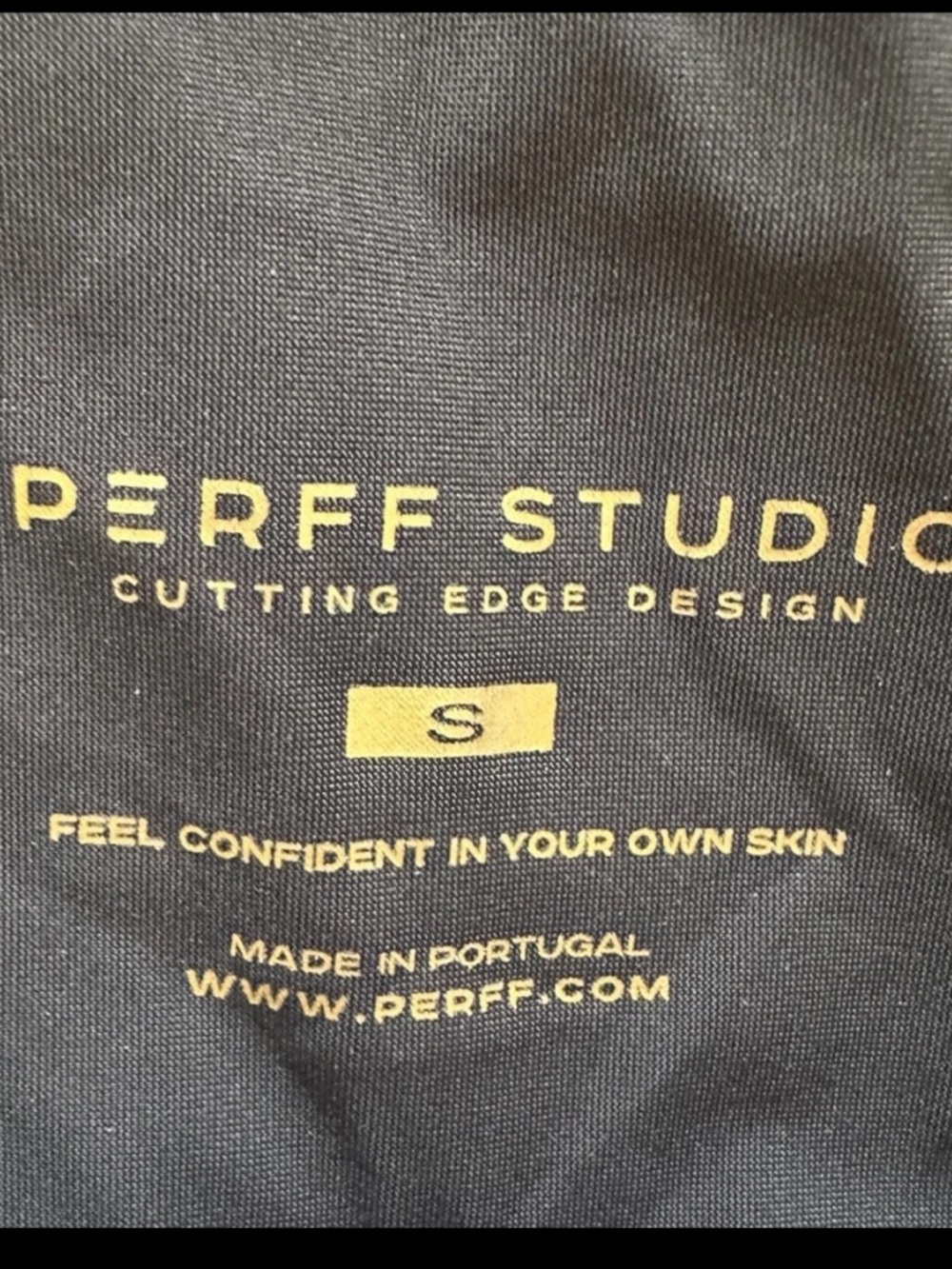 NWT Perff Studio Portugal Luxe Black Tapered Pants - S - Picture 4 of 10